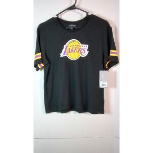 NWT Colosseum Athletics LA Lakers shirt W Sz XL Black Wild Collective Basketball